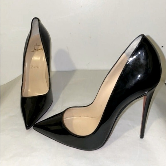 Christian Louboutin So Kate Black Patent Leather
Pump Shoe 120mm - Picture 11 of 14